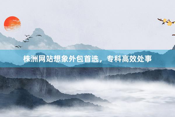 株洲网站想象外包首选，专科高效处事